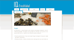 Desktop Screenshot of iq-freshlabel.eu
